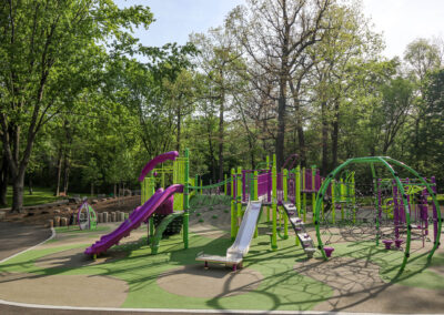 Childrens playground in Brantford at Mohawk Park