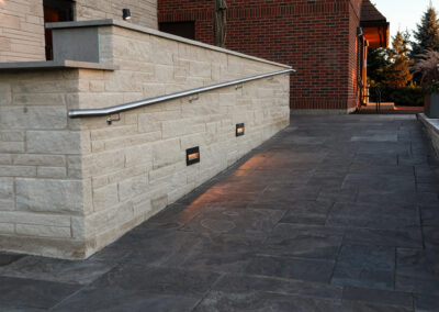 Ambient lighting guiding a ramp access at HGCC