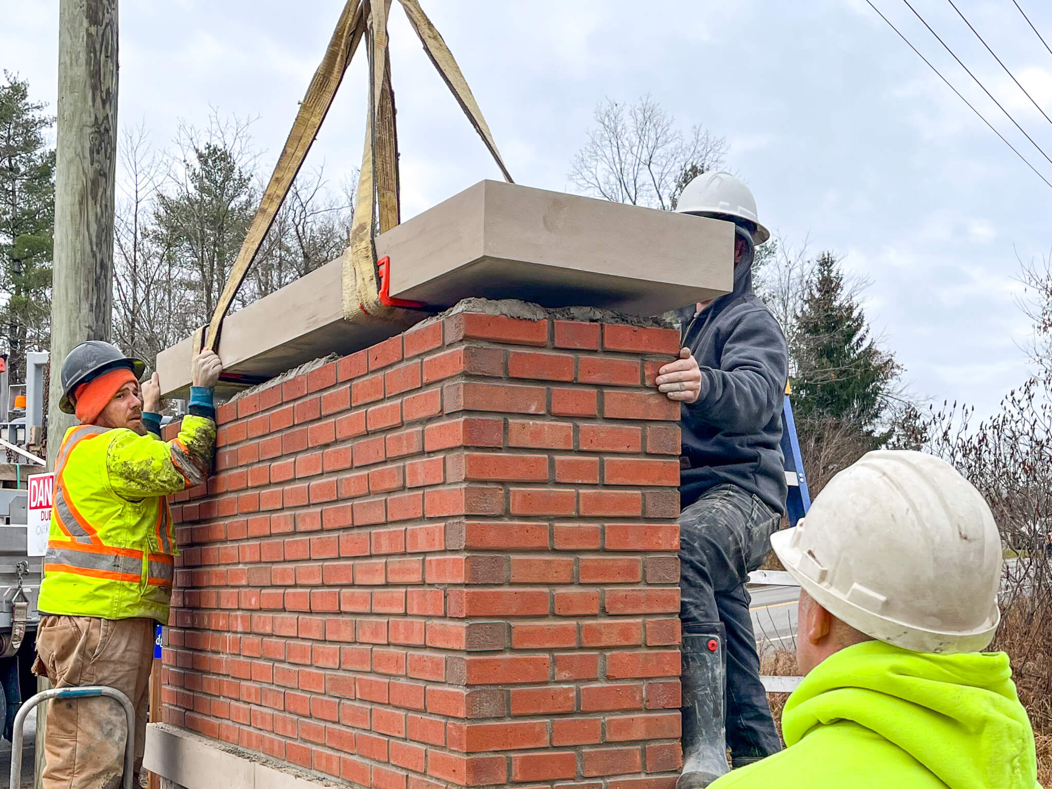 Winter Hardscape Work Masonry winter work