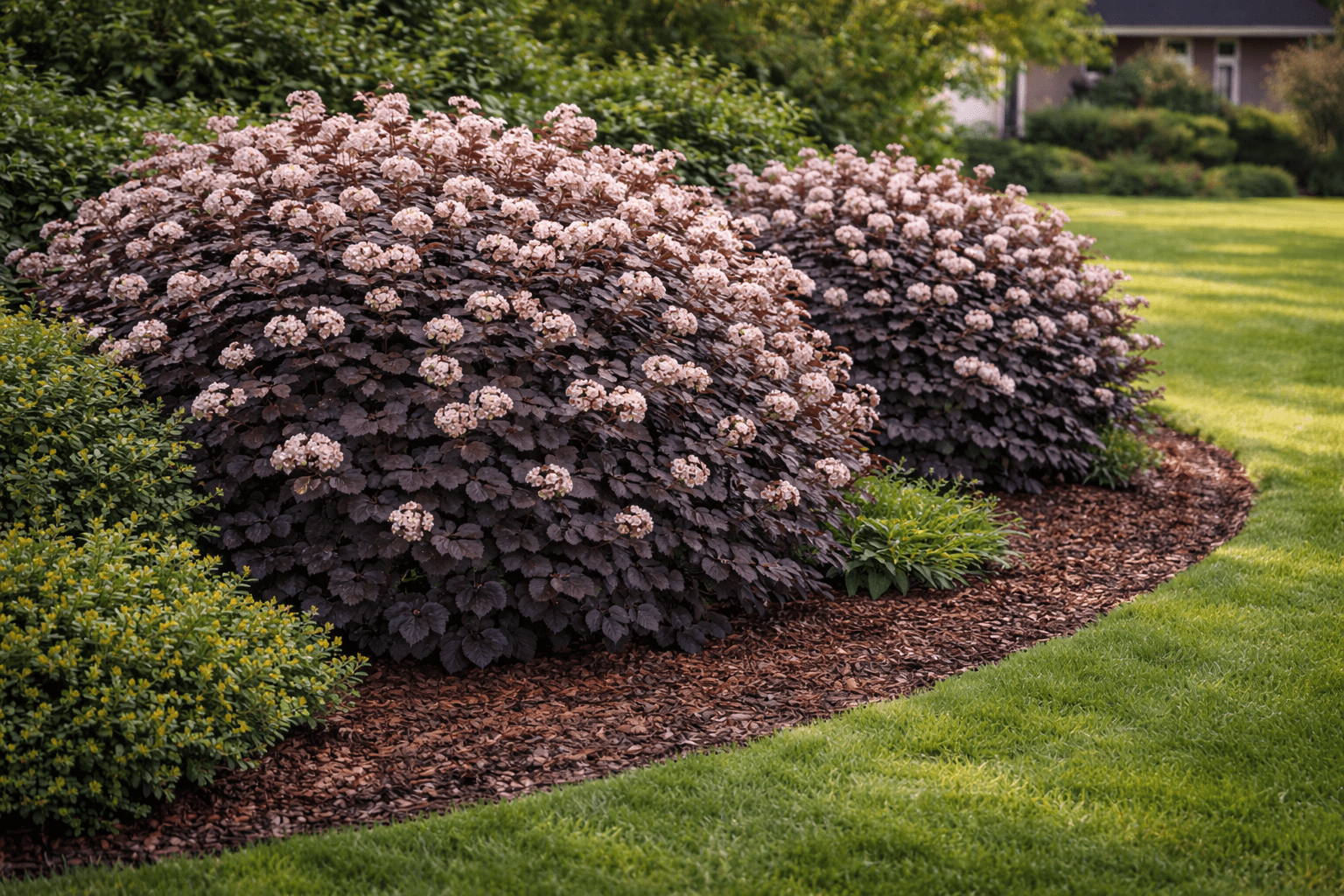 Ninebark Shrubs Adding Structure and Seasonal Interest
